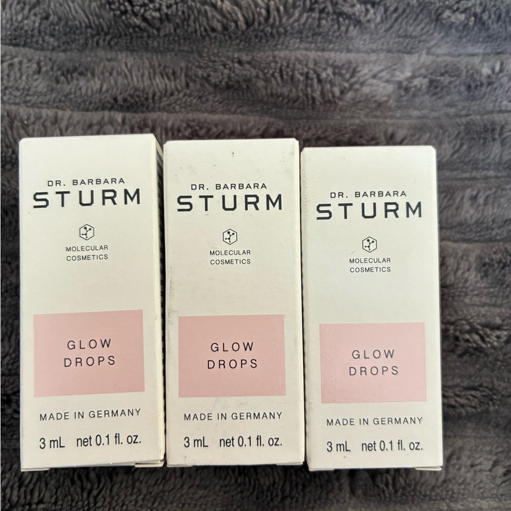 3 x Dr. Barbara Sturm glow drops 3oz